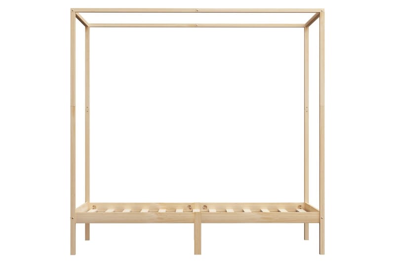 Himmelsengeramme heltre furu 90x200 cm - Møbler - Senger - Sengeramme & sengestamme