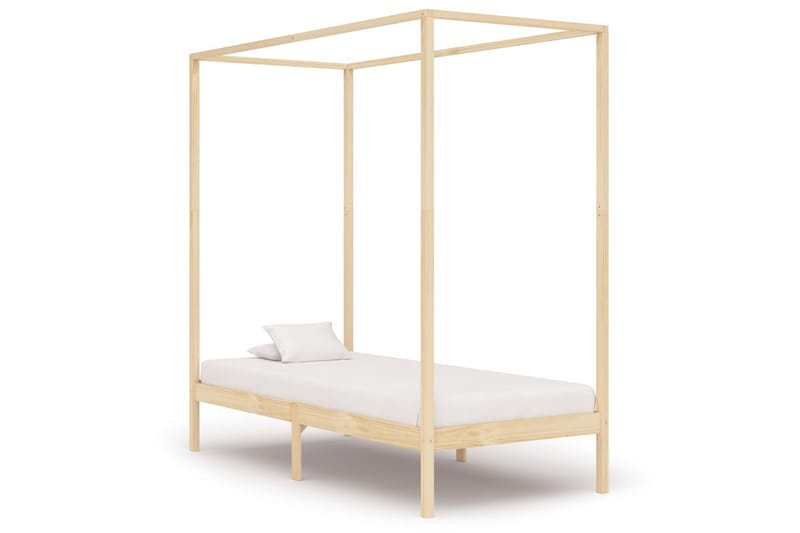 Himmelsengeramme heltre furu 90x200 cm - Møbler - Senger - Sengeramme & sengestamme
