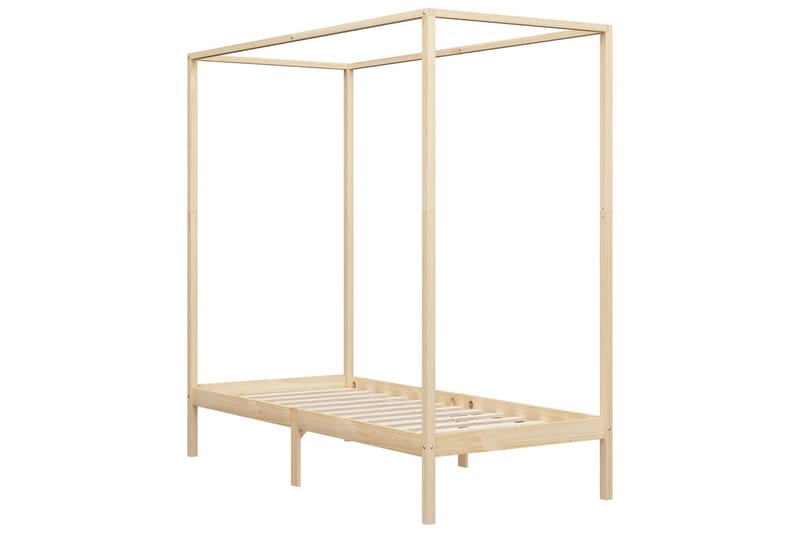 Himmelsengeramme heltre furu 90x200 cm - Møbler - Senger - Sengeramme & sengestamme