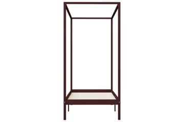 Himmelsengeramme mørkebrun heltre furu 90x200 cm - Møbler - Senger - Sengeramme & sengestamme