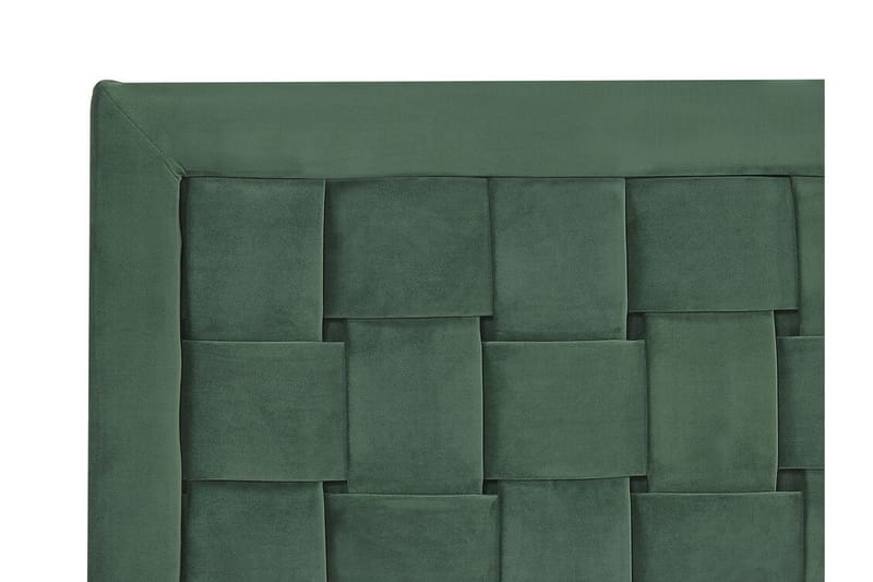 Holabo Seng 180x200 cm - Grønn/Fløyel - Sengeramme & sengestamme