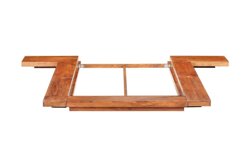 Japansk sengeramme heltre akasie 100x200 cm - Brun - Møbler - Senger - Sengeramme & sengestamme