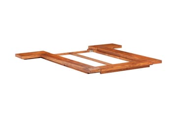 Japansk sengeramme heltre akasie 100x200 cm - Brun - Møbler - Senger - Sengeramme & sengestamme