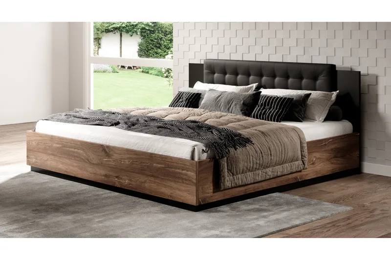 Joannie Kontinentalseng 180x205 cm, Mørkebrun