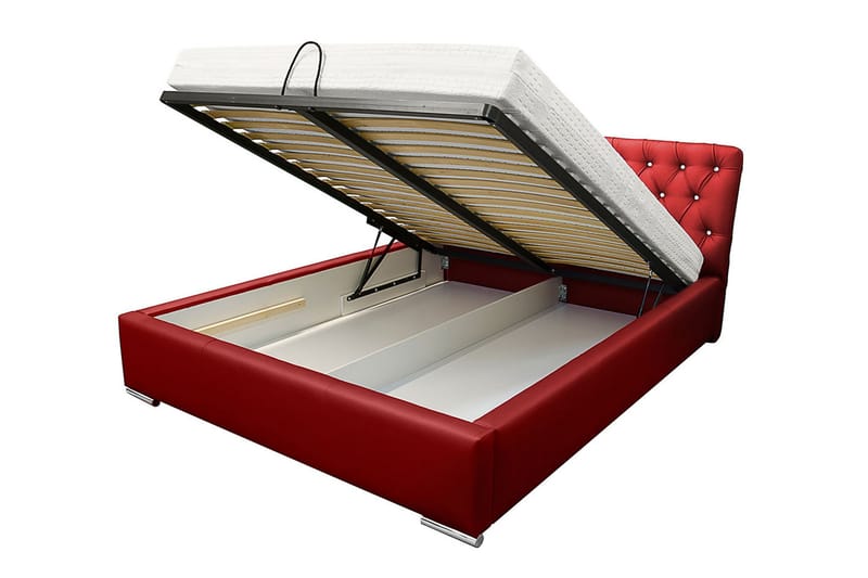 Junkerdal Seng 160x200 - Hvit - Møbler - Senger - Sengeramme & sengestamme