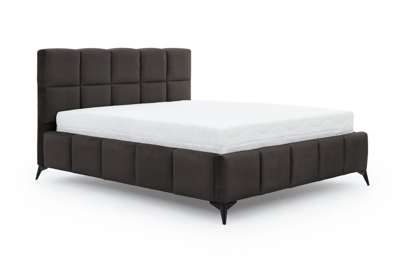 Kamble Sengeramme med Oppbevaring 140x200 cm - Brun - Møbler - Senger - Sengeramme & sengestamme