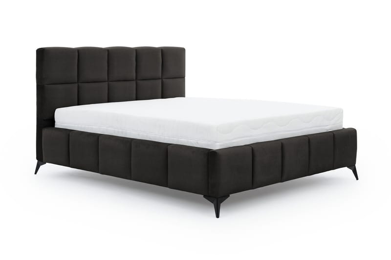 Kamble Sengeramme med Oppbevaring 140x200 cm - Mørkegrå - Møbler - Senger - Sengeramme & sengestamme