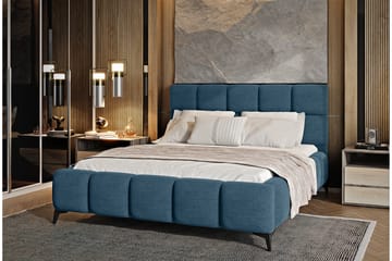 Kamble Sengeramme med Oppbevaring 180x200 cm - Blå - Møbler - Senger - Sengeramme & sengestamme