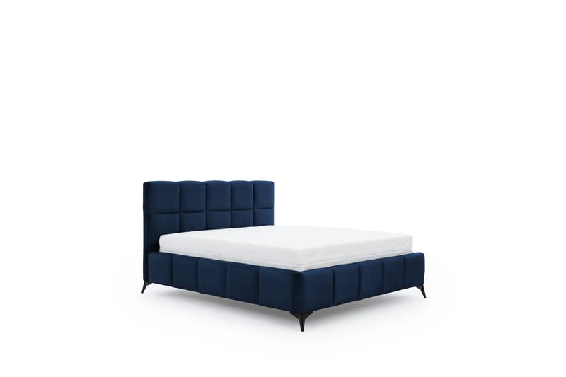 Kamble Sengeramme med Oppbevaring 180x200 cm - Blå - Møbler - Senger - Sengeramme & sengestamme