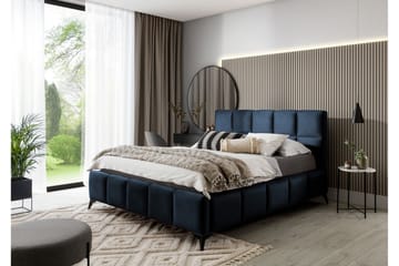 Kamble Sengeramme med Oppbevaring 180x200 cm - Blå - Møbler - Senger - Sengeramme & sengestamme