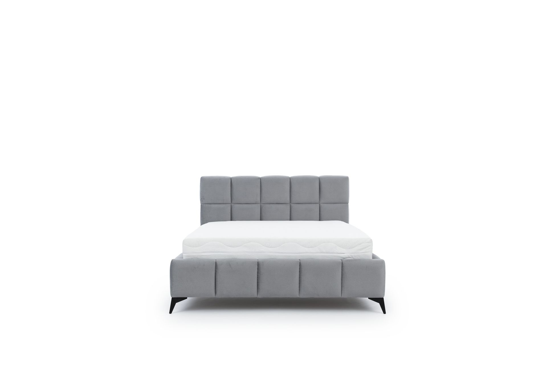 Kamble Sengeramme med Oppbevaring 180x200 cm - Grå - Møbler - Senger - Sengeramme & sengestamme