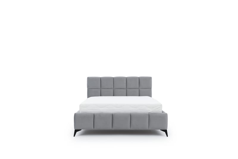 Kamble Sengeramme med Oppbevaring 180x200 cm - Grå - Møbler - Senger - Sengeramme & sengestamme