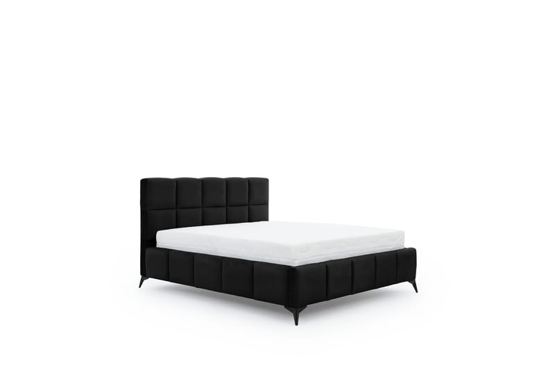 Kamble Sengeramme med Oppbevaring 180x200 cm - Svart - Møbler - Senger - Sengeramme & sengestamme