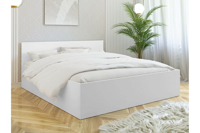 Kintore Sengeramme 160x200 cm - Hvid - Møbler - Senger - Sengeramme & sengestamme