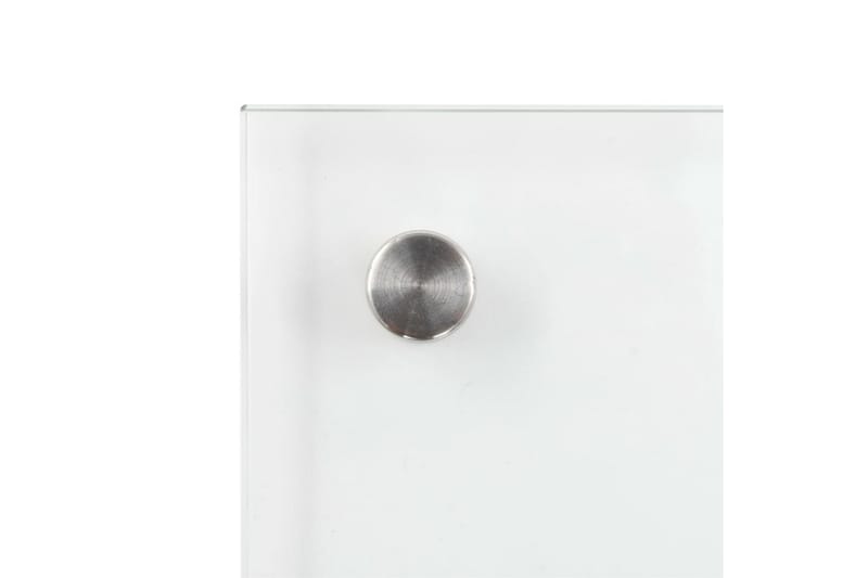Kjøkkenplate gjennomsiktig 70x40 cm herdet glass - Gjennomsiktig - Sengeramme & sengestamme