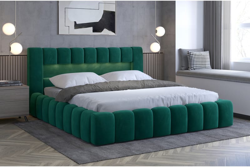 Lamica Sengeramme 180x200 cm - Grønn - Sengeramme & sengestamme