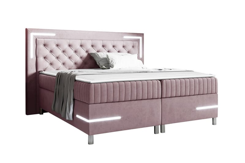 Lillsel Sengeramme 180x200 cm - Rosa - Møbler - Senger - Sengeramme & sengestamme