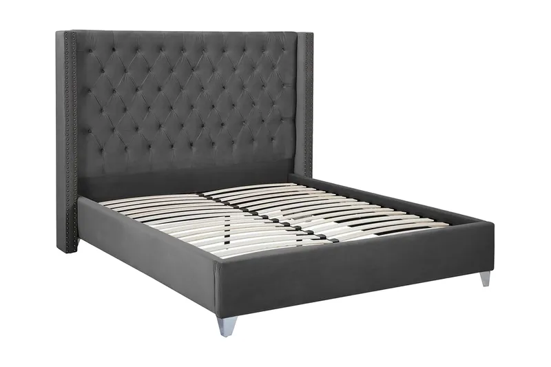 Lubbon Dobbeltseng 160 | 200 cm - Grå - Møbler - Senger - Sengeramme & sengestamme