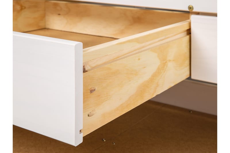 MARINA Sengeramme 90x190 Hvit - Møbler - Senger - Sengeramme & sengestamme