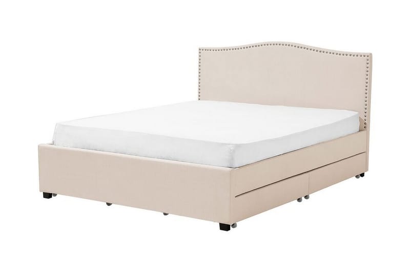 Montpellier Dobbeltseng 160 | 200 cm - Beige - Møbler - Senger - Sengeramme & sengestamme