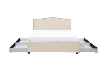 Montpellier Dobbeltseng 160 | 200 cm - Beige - Møbler - Senger - Sengeramme & sengestamme