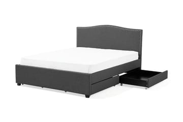 Montpellier Dobbeltseng 160 | 200 cm - Grå - Møbler - Senger - Sengeramme & sengestamme