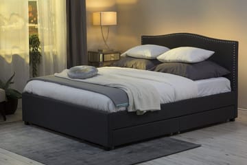 Montpellier Dobbeltseng 160 | 200 cm - Grå - Møbler - Senger - Sengeramme & sengestamme