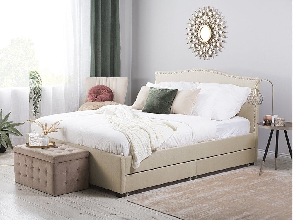 Montpellier Dobbeltseng 180 \| 200 cm - Beige
