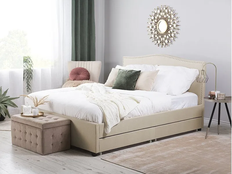 Montpellier Dobbeltseng 180 | 200 cm, Beige