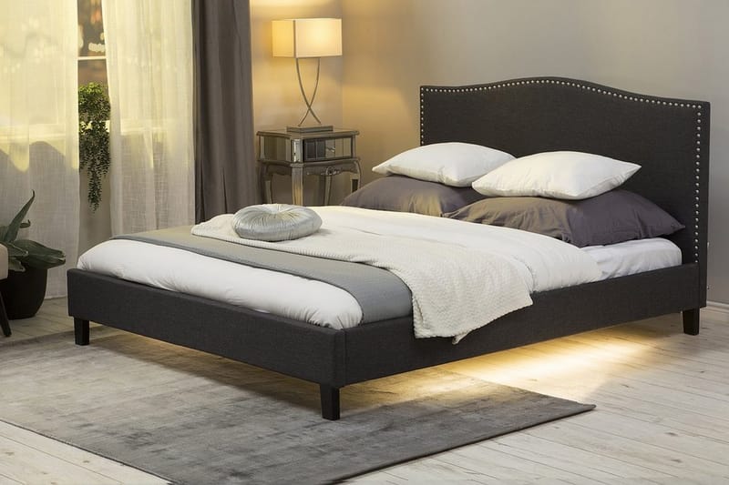 Montpellier Dobbeltseng 180 | 200 cm - Grå - Møbler - Senger - Sengeramme & sengestamme