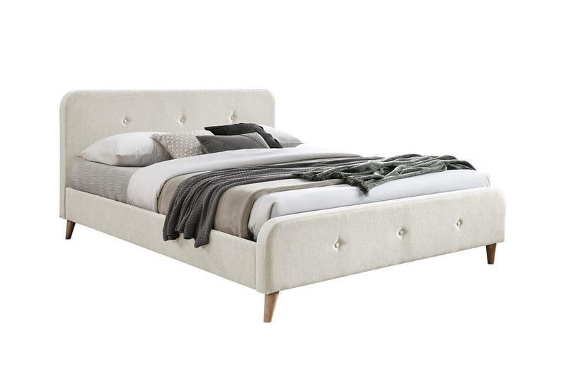 Montrase Sengeramme 140x200 cm - Cream - Møbler - Senger - Sengeramme & sengestamme