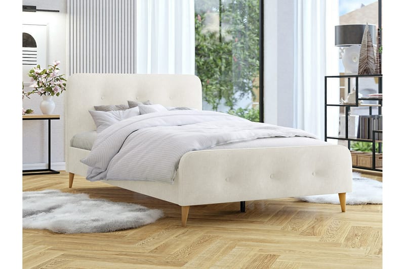 Montrase Sengeramme 140x200 cm - Cream - Sengeramme & sengestamme