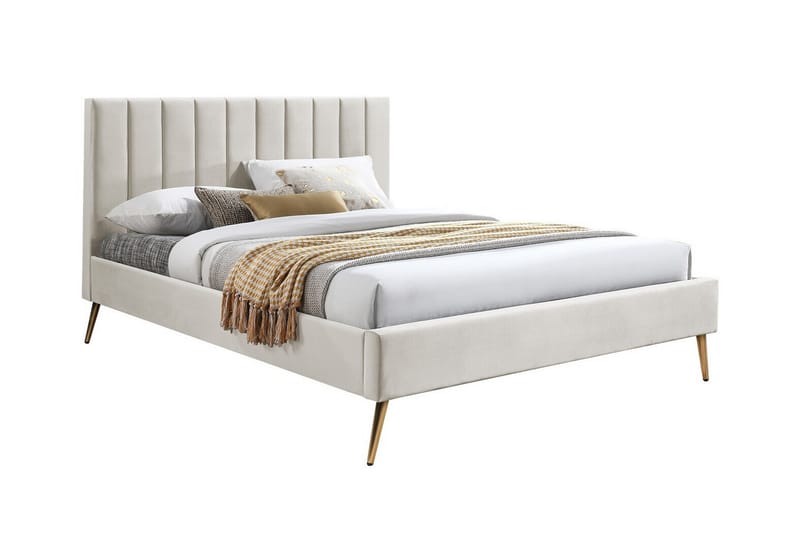 Montrase Sengeramme 160x200 cm - Cream - Møbler - Senger - Sengeramme & sengestamme