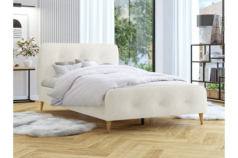 Montrase Sengeramme 180x200 cm - Cream - Møbler - Senger - Sengeramme & sengestamme