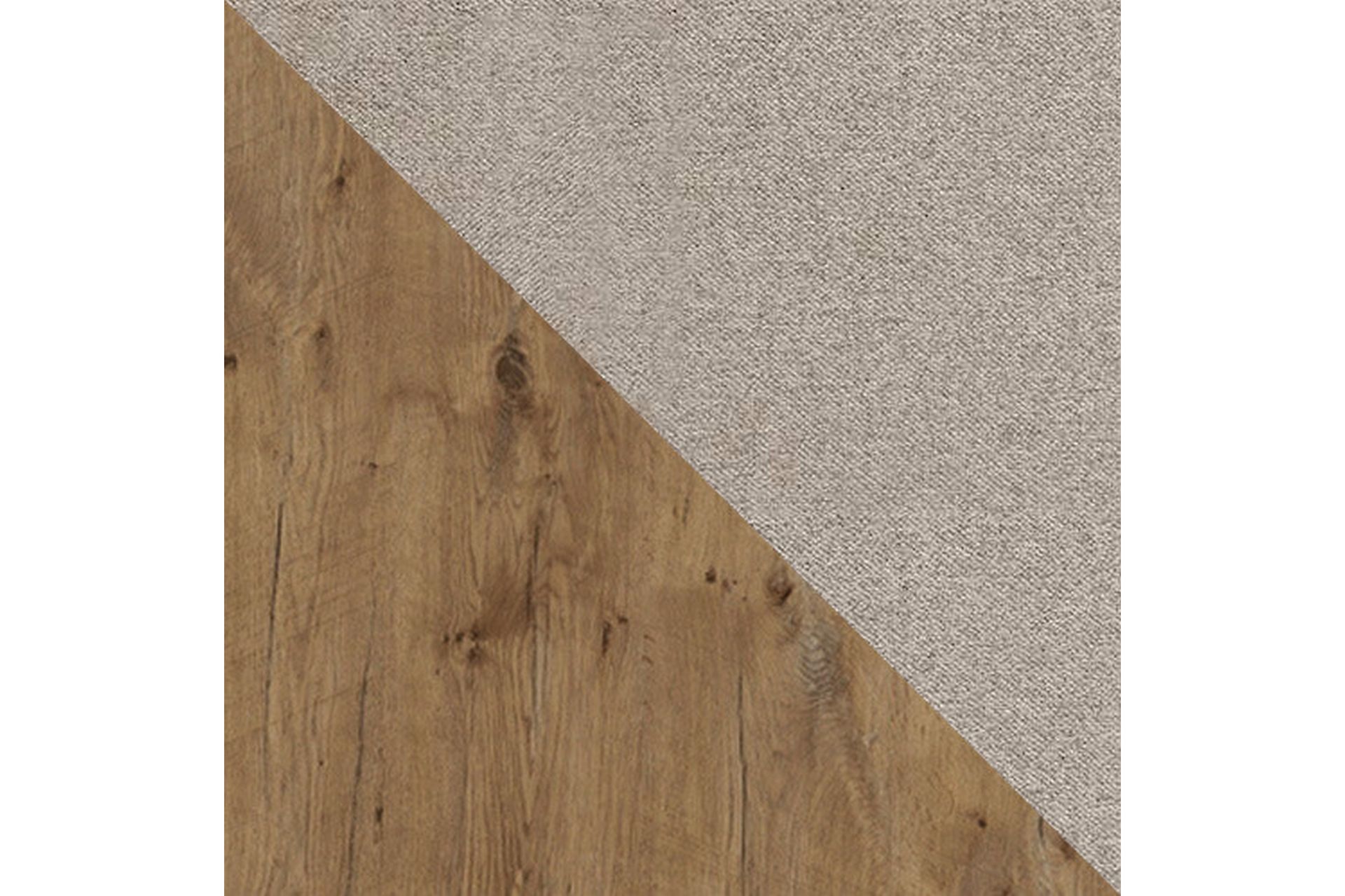 Oberting Sengeramme 120x200 cm - Beige/Tre - Møbler - Senger - Sengeramme & sengestamme