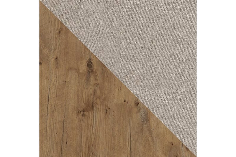 Oberting Sengeramme 140x200 cm - Beige/Tre - Sengeramme & sengestamme