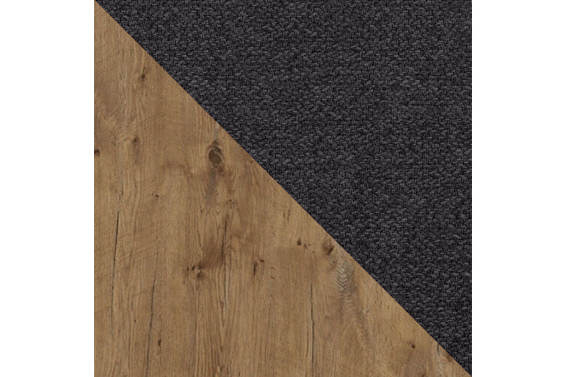 Oberting Sengeramme 140x200 cm - svart/tre - Møbler - Senger - Sengeramme & sengestamme