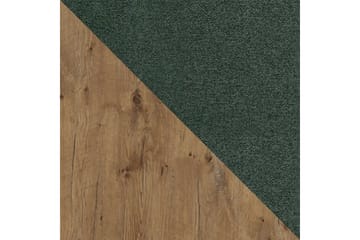 Oberting Sengeramme 160x200 cm - Grønn/Valnøtt - Møbler - Senger - Sengeramme & sengestamme