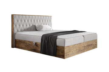 Oberting Sengeramme 180x200 cm - Beige/Tre - Møbler - Senger - Sengeramme & sengestamme