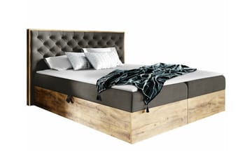 Oberting Sengeramme 180x200 cm - Brun/Tre - Møbler - Senger - Sengeramme & sengestamme