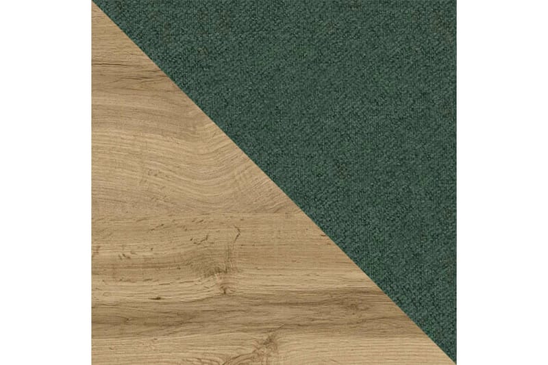 Oberting Sengeramme 180x200 cm - Grønn/Valnøtt - Møbler - Senger - Sengeramme & sengestamme