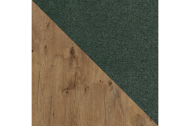 Oberting Sengeramme 180x200 cm - Grønn/Valnøtt - Møbler - Senger - Sengeramme & sengestamme