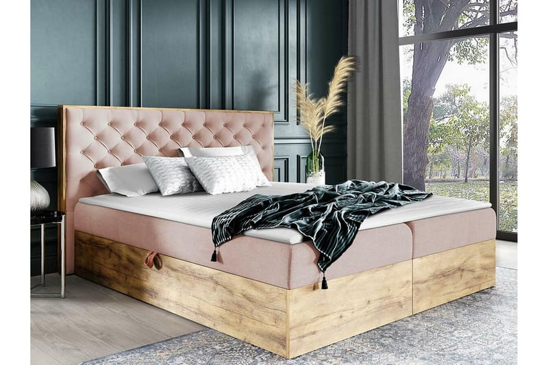 Oberting Sengeramme 180x200 cm - Rosa - Møbler - Senger - Sengeramme & sengestamme