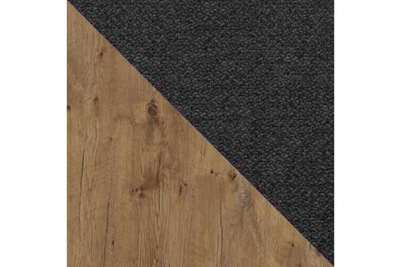 Oberting Sengeramme 180x200 cm - svart/tre - Møbler - Senger - Sengeramme & sengestamme