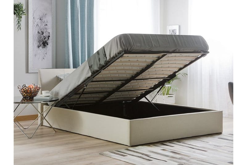 Orbey Dobbeltseng 160 | 200 cm - Beige - Møbler - Senger - Sengeramme & sengestamme