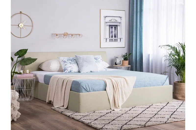 Orbey Dobbeltseng 180 | 200 cm - Beige - Møbler - Senger - Sengeramme & sengestamme