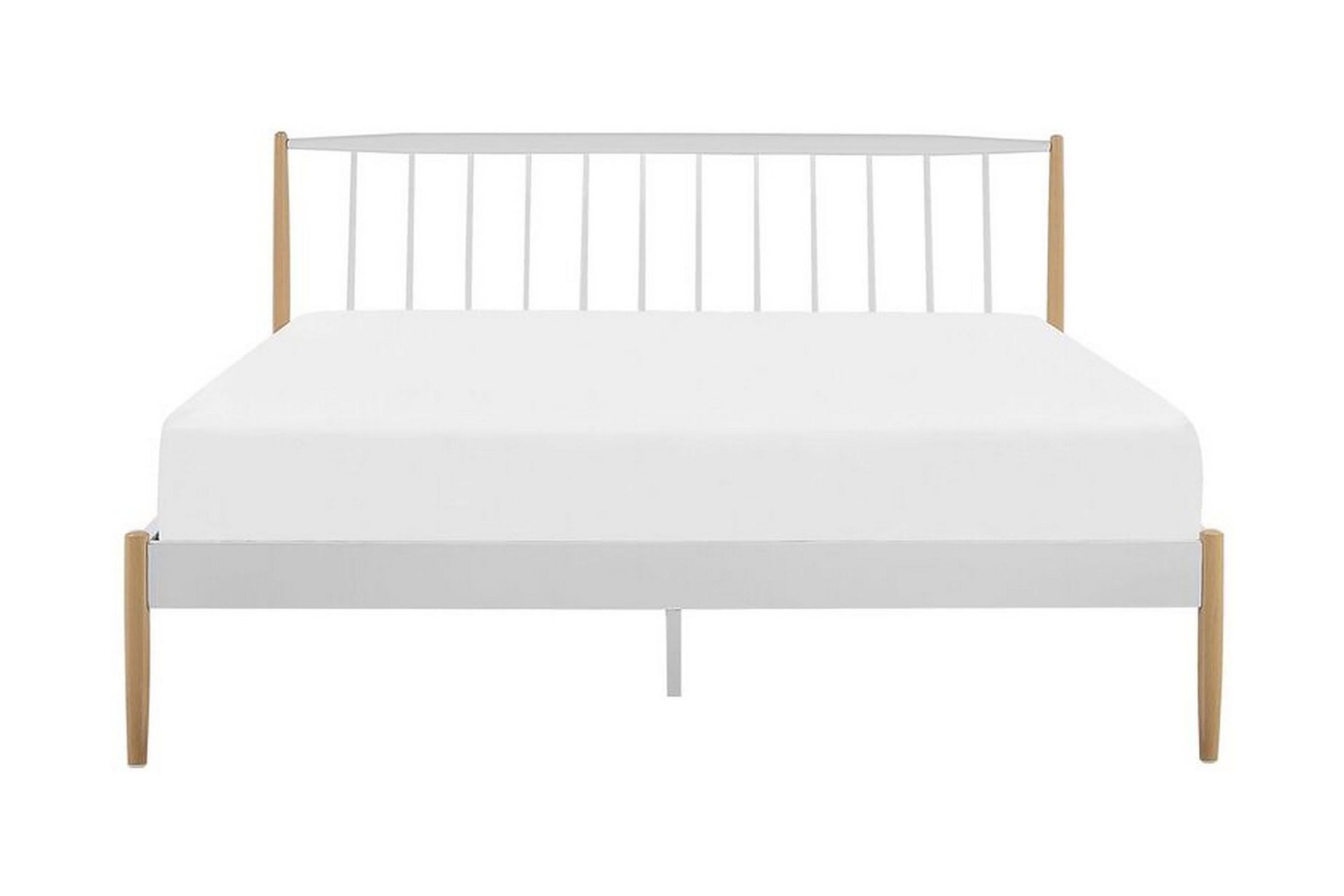 Parlan Rammeseng 180x200cm - Hvit / Brun