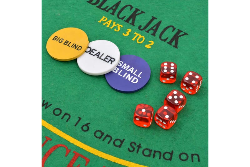 Poker-/blackjacksett med 600 laser-sjetonger aluminium - Møbler - Senger - Sengeramme & sengestamme