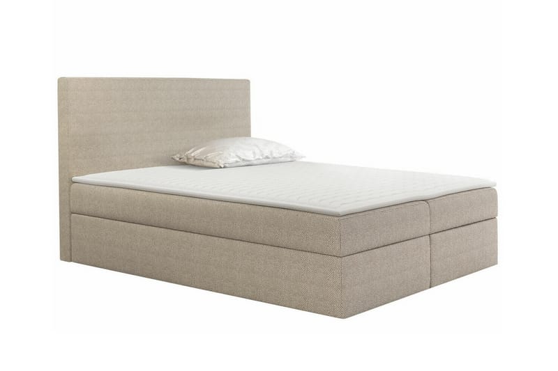 Pries Sengeramme 140x200 cm - Beige - Sengeramme & sengestamme