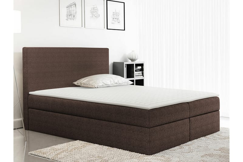 Pries Sengeramme 180x200 cm - Mørkebrun - Møbler - Senger - Sengeramme & sengestamme